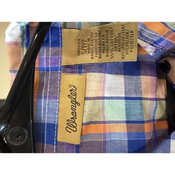 Wrangler Women's Long Sleeve Plaid Casual Shirt Small - Picture 4 of 6